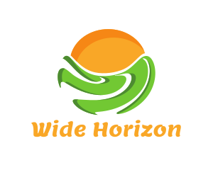 Sun Farm Horizon logo design