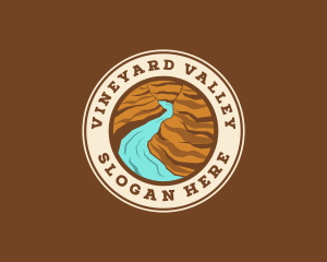 Mountain River Valley logo design