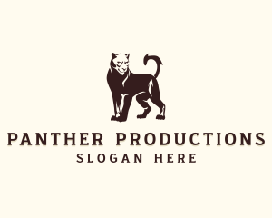 Fierce Panther Animal logo design