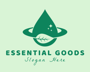 Herbal Essential Oil logo design