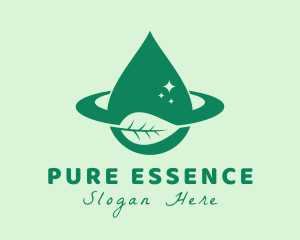 Herbal Essential Oil logo design