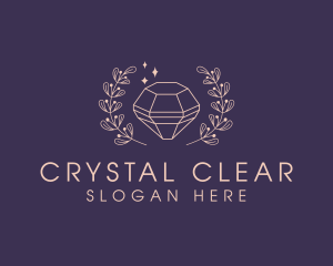 Crystal Leaf Boutique logo design