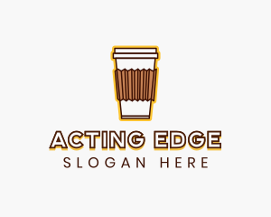 Cafe Coffee Cup logo design