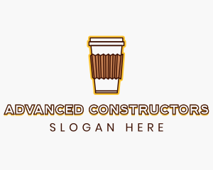 Cafe Coffee Cup logo design