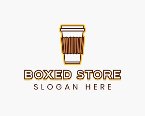 Cafe Coffee Cup logo design