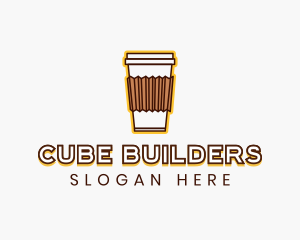 Cafe Coffee Cup logo design