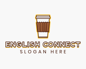 Cafe Coffee Cup logo design