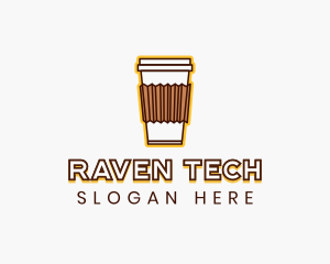 Cafe Coffee Cup logo design