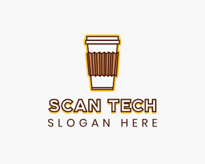 Cafe Coffee Cup logo design