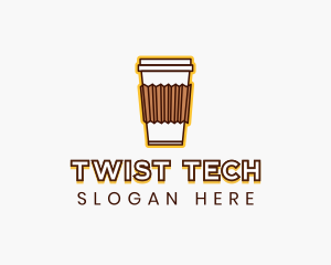 Cafe Coffee Cup logo design