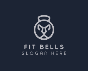 Lion Fitness  Kettlebell  logo design