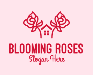 Rose Garden Home logo design