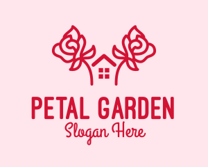 Rose Garden Home logo design