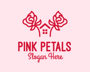 Rose Garden Home logo design