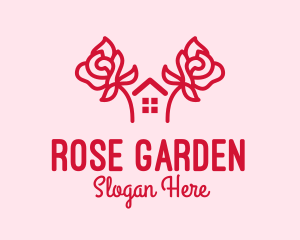 Rose Garden Home logo design