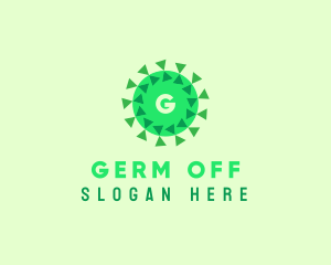 Microorganism Germ Virus logo design