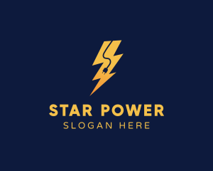 Lightning Bolt Socket logo design