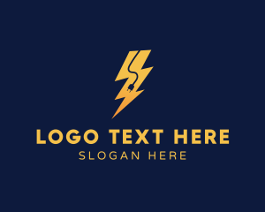 Chord - Lightning Bolt Socket logo design