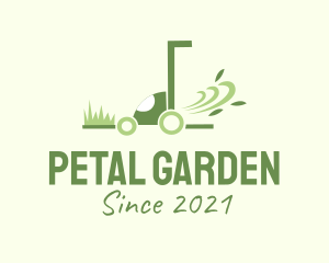 Lawn Mower Service logo design