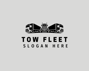 Truck Fleet Haulage logo design