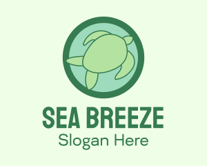 Turtle Conservation Badge logo design