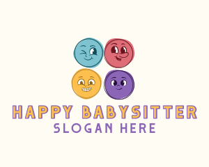 Daycare Nursery Emotions logo design