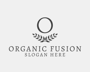 Natural Herbal Organic Leaf  logo