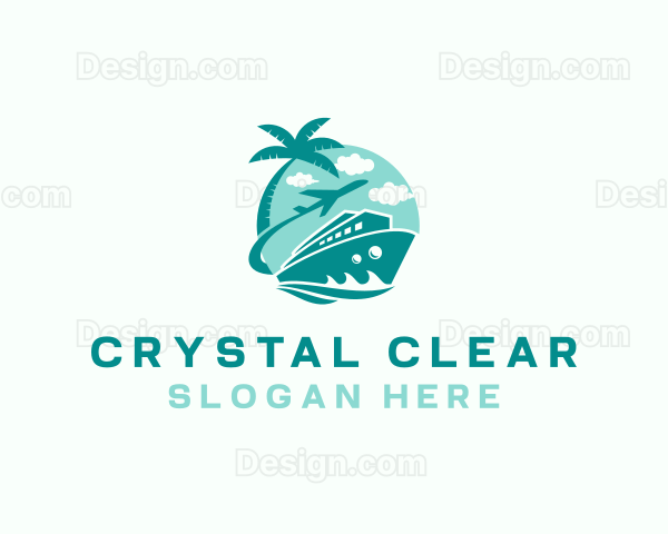 Airplane Cruise Travel Agency Logo