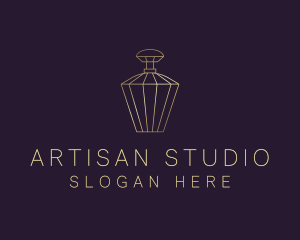 Deluxe Perfume Bottle logo design