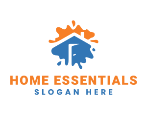 Home Renovation Paint logo design