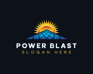 Solar Power Energy logo design