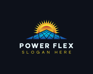 Solar Power Energy logo design