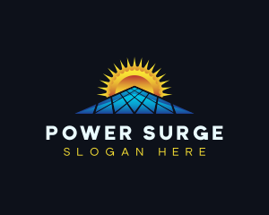 Solar Power Energy logo design