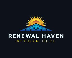 Solar Power Energy logo design