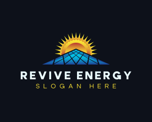 Solar Power Energy logo design