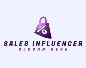 Shopping Sale Bag logo design