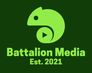 Chameleon Media Player logo design