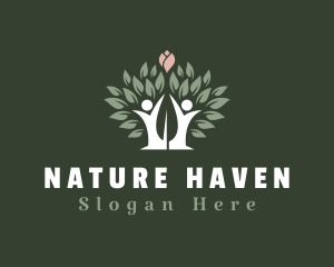 Tree Nature Horticulture logo design