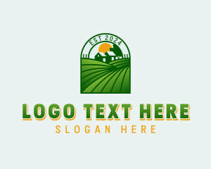 Residential Farm Fields Logo