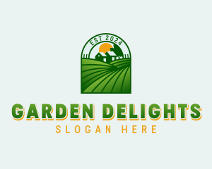 Residential Farm Fields logo design