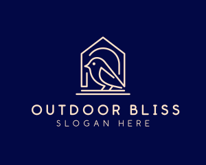 Blue Bird House logo design