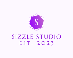 Modern Hexagon Studio logo design