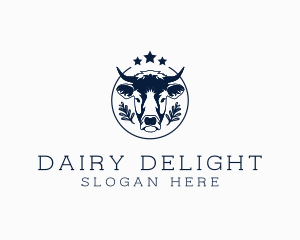 Organic Cow Farm logo design