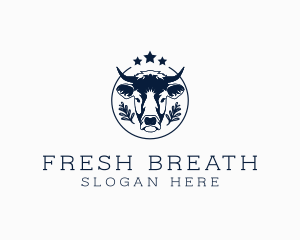 Organic Cow Farm logo design