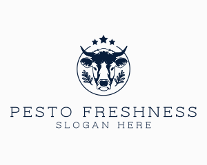 Organic Cow Farm logo design