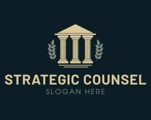 Modern Pillar Legal Courthouse logo