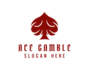 Casino Poker Spade  logo design