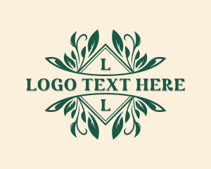 Leaf Floral Garden Logo