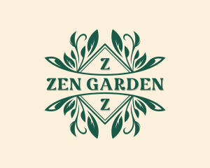 Leaf Floral Garden logo design