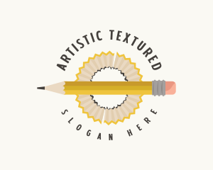 Artist Pencil Shaving logo design